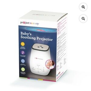New Project Nursery 4-in-1 Soothing Projector 8 Pre-Loaded Sounds, Nightlight